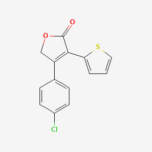 4-(4-Chlorophenyl)-3-(thiophen-2-yl)-2,5-dihydrofuran-2-one