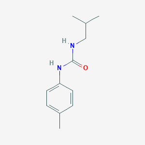 molecular formula C12H18N2O B256723 1-(4-Methylphenyl)-3-(2-methylpropyl)urea 