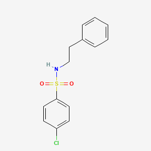 molecular formula C14H14ClNO2S B2567231 4-氯-N-苯乙基苯磺酰胺 CAS No. 133276-82-1