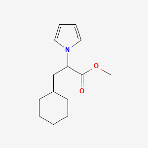 methyl 3-cyclohexyl-2-(1H-pyrrol-1-yl)propanoate