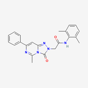 N-(2,6-dimethylphenyl)-2-(5-methyl-3-oxo-7-phenyl[1,2,4]triazolo[4,3-c]pyrimidin-2(3H)-yl)acetamide