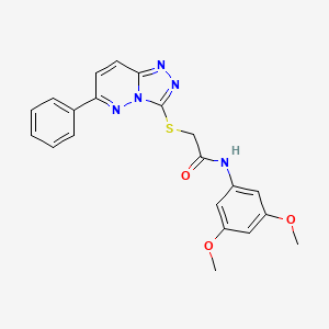 N-(3,5-dimethoxyphenyl)-2-((6-phenyl-[1,2,4]triazolo[4,3-b]pyridazin-3-yl)thio)acetamide