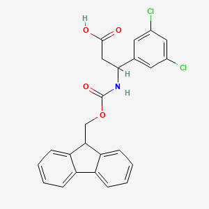 molecular formula C24H19Cl2NO4 B2567313 Rarechem GF HW 0006 CAS No. 188814-26-8