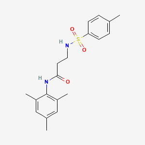 3-(4-methylbenzenesulfonamido)-N-(2,4,6-trimethylphenyl)propanamide