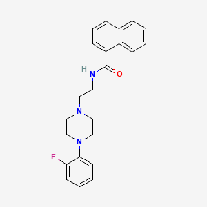 N-(2-(4-(2-fluorophenyl)piperazin-1-yl)ethyl)-1-naphthamide