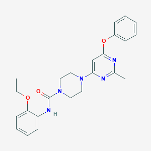 N-(2-ethoxyphenyl)-4-(2-methyl-6-phenoxypyrimidin-4-yl)piperazine-1-carboxamide