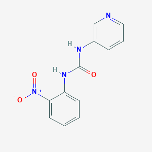 molecular formula C12H10N4O3 B256734 1-(2-Nitrophenyl)-3-pyridin-3-ylurea 
