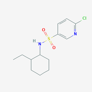 6-chloro-N-(2-ethylcyclohexyl)pyridine-3-sulfonamide
