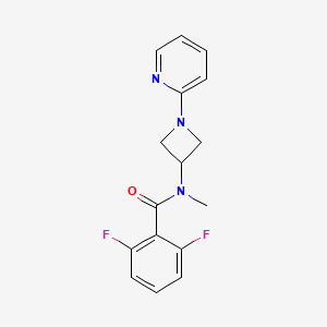 2,6-Difluoro-N-methyl-N-(1-pyridin-2-ylazetidin-3-yl)benzamide