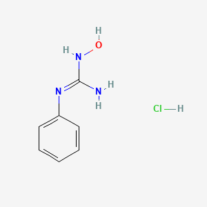 1-Hydroxy-2-phenylguanidine;hydrochloride