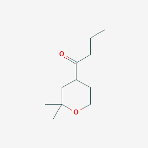 1-(2,2-Dimethyltetrahydro-2h-pyran-4-yl)butan-1-one