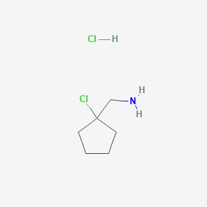 (1-Chlorocyclopentyl)methanamine;hydrochloride
