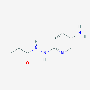molecular formula C9H14N4O B2567429 N'-(5-aminopyridin-2-yl)-2-methylpropanehydrazide CAS No. 1803590-39-7