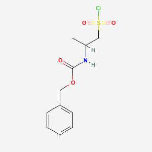 benzyl N-[1-(chlorosulfonyl)propan-2-yl]carbamate
