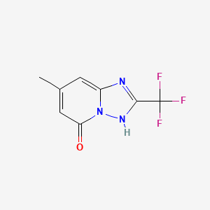 7-methyl-2-(trifluoromethyl)[1,2,4]triazolo[1,5-a]pyridin-5(3H)-one