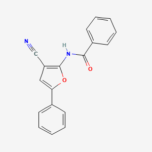 N-(3-cyano-5-phenylfuran-2-yl)benzamide