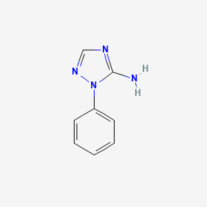 molecular formula C8H8N4 B2567516 1-phenyl-1H-1,2,4-triazol-5-amine CAS No. 68207-62-5
