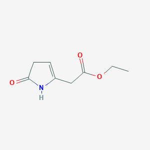 Ethyl 2-(2-oxo-1,3-dihydropyrrol-5-yl)acetate