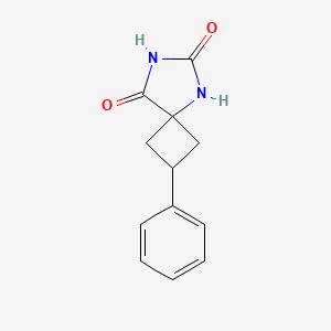 molecular formula C12H12N2O2 B2567527 2-Phenyl-5,7-diazaspiro[3.4]octane-6,8-dione CAS No. 1909306-07-5