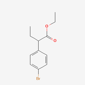 molecular formula C12H15BrO2 B2567570 2-(4-溴苯基)丁酸乙酯 CAS No. 943742-86-7