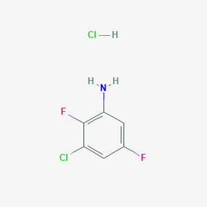 3-Chloro-2,5-difluoroaniline;hydrochloride
