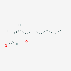 molecular formula C9H14O2 B2567616 4-Oxo-(z)-2-nonenal CAS No. 103560-62-9; 1313400-91-7