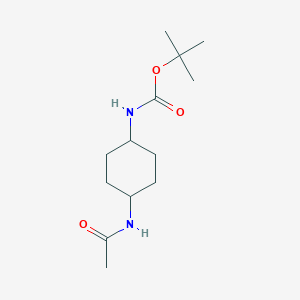 tert-Butyl (1R*,4R*)-4-acetamidocyclohexylcarbamate