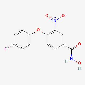 4-(4-fluorophenoxy)-N-hydroxy-3-nitrobenzamide