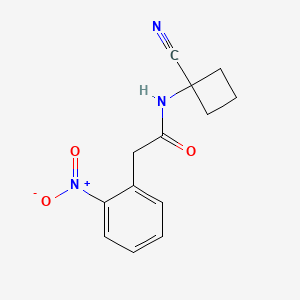 N-(1-cyanocyclobutyl)-2-(2-nitrophenyl)acetamide