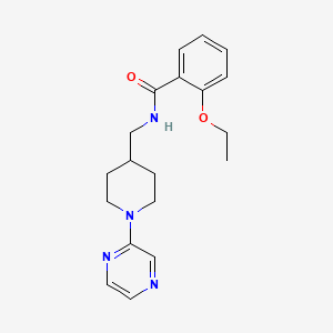 2-ethoxy-N-((1-(pyrazin-2-yl)piperidin-4-yl)methyl)benzamide
