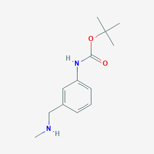 tert-butyl N-(3-[(methylamino)methyl]phenyl)carbamate