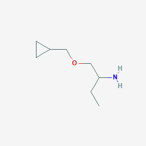 1-(Cyclopropylmethoxy)butan-2-amine