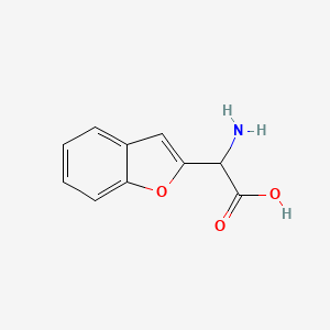 2-Amino-2-(1-benzofuran-2-yl)acetic acid