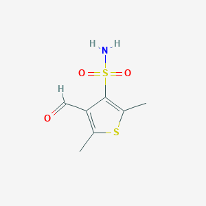 4-Formyl-2,5-dimethylthiophene-3-sulfonamide