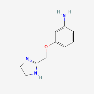 3-(4,5-dihydro-1H-imidazol-2-ylmethoxy)aniline