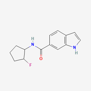 N-(2-fluorocyclopentyl)-1H-indole-6-carboxamide