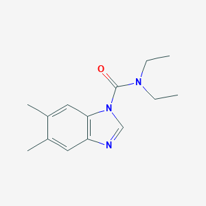 N,N-diethyl-5,6-dimethyl-1H-benzimidazole-1-carboxamide