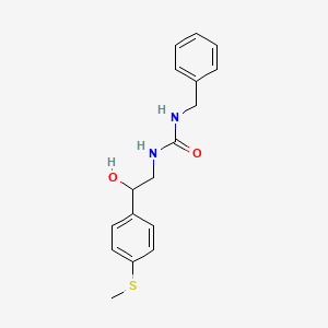 1-Benzyl-3-(2-hydroxy-2-(4-(methylthio)phenyl)ethyl)urea