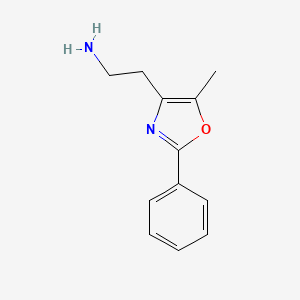 2-(5-Methyl-2-phenyl-1,3-oxazol-4-yl)ethan-1-amine