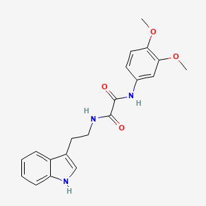 N'-(3,4-dimethoxyphenyl)-N-[2-(1H-indol-3-yl)ethyl]ethanediamide