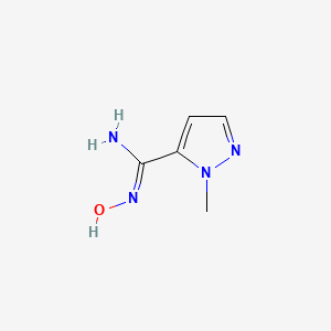 N'-Hydroxy-2-methylpyrazole-3-carboximidamide