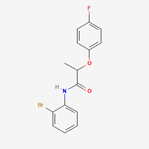N-(2-bromophenyl)-2-(4-fluorophenoxy)propanamide