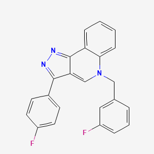 5-(3-fluorobenzyl)-3-(4-fluorophenyl)-5H-pyrazolo[4,3-c]quinoline