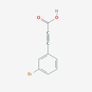 molecular formula C9H5BrO2 B2567878 3-(3-Bromophenyl)prop-2-ynoic acid CAS No. 29835-28-7