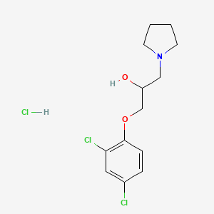 1-(2,4-Dichlorophenoxy)-3-(pyrrolidin-1-yl)propan-2-ol hydrochloride
