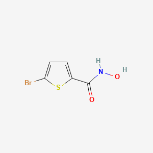 molecular formula C5H4BrNO2S B2567904 5-溴-N-羟基噻吩-2-甲酰胺 CAS No. 855991-57-0