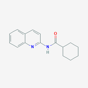 molecular formula C16H18N2O B2567920 N-(2-quinolinyl)cyclohexanecarboxamide CAS No. 700347-12-2