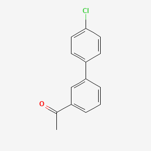 molecular formula C14H11ClO B2567947 1-(4'-Chloro-biphenyl-3-yl)-ethanone CAS No. 893734-59-3