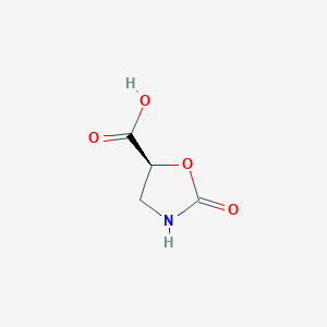 molecular formula C4H5NO4 B2567949 (5S)-2-oxooxazolidine-5-carboxylic acid CAS No. 81130-97-4