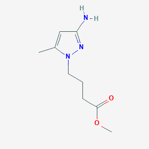Methyl 4-(3-amino-5-methylpyrazolyl)butanoate